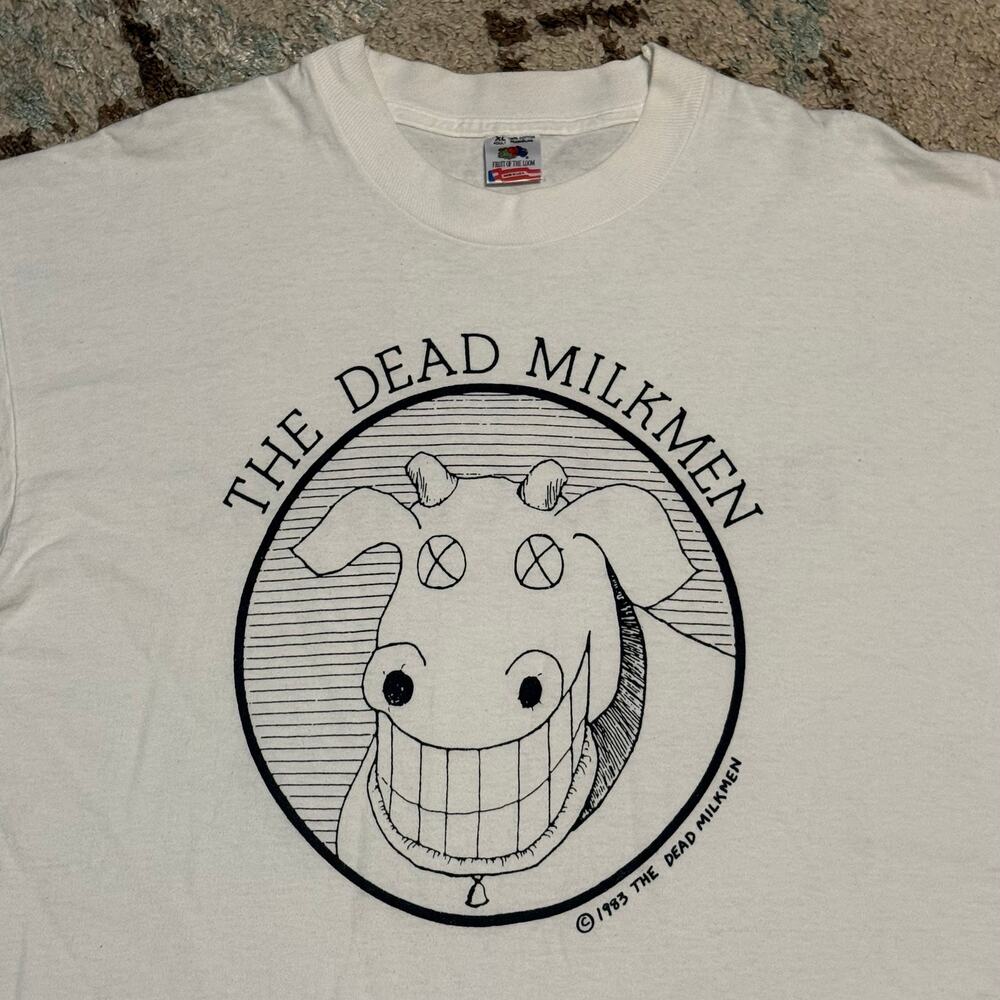 1993-94 The Dead Milkmen Dick Is Coming Tour Shirt Size XL Not Richard, But Dick
